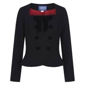 Collectif London Agatha Plain Jacket NWT